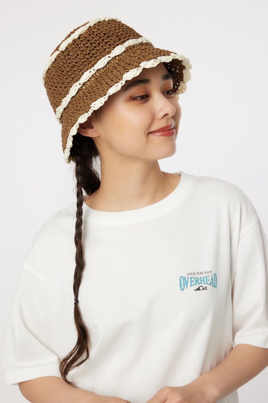 RODEO CROWNS「ペーパーフリルラインハット」|その他|