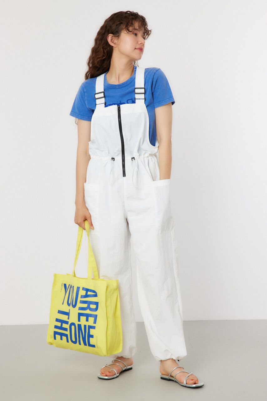 RODEO CROWNS「ウエストシャーリング ナイロンサロペット」|その他|