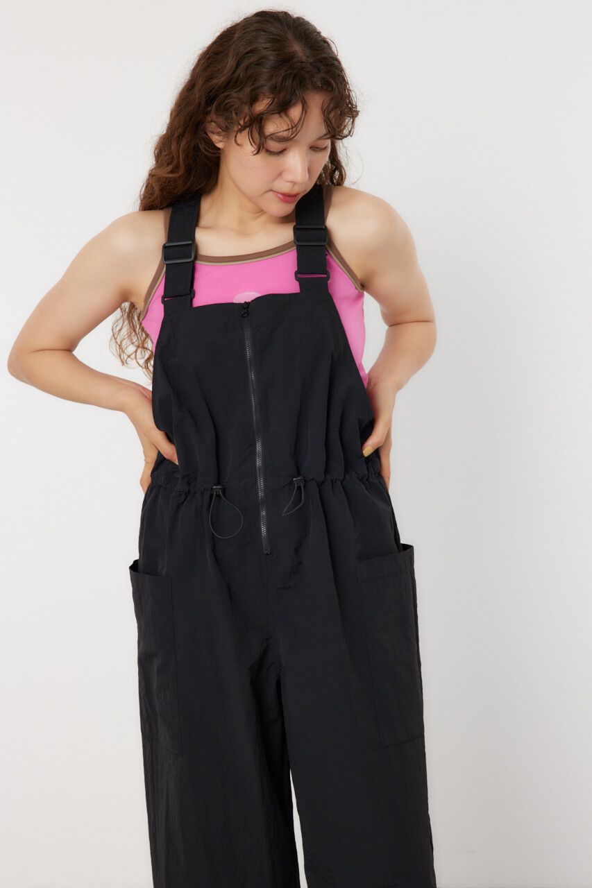 RODEO CROWNS「ウエストシャーリング ナイロンサロペット」|その他|