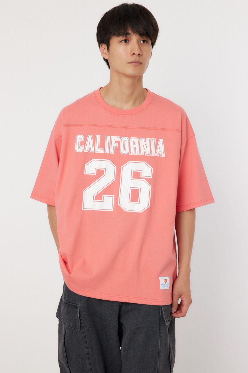 RODEO CROWNS「numbering Tee」|Tシャツ・カットソー|L/RED1