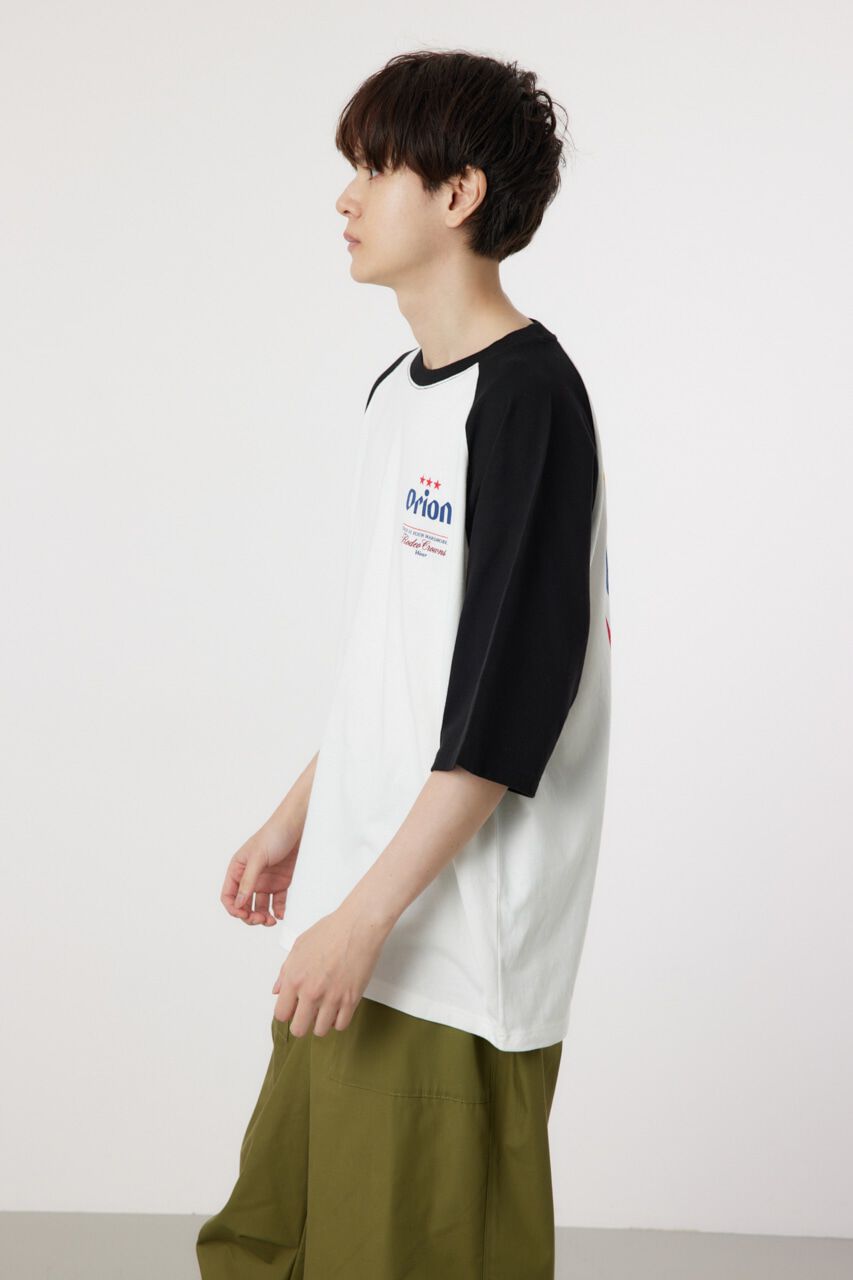 RODEO CROWNS「Orion BeerxRCSラグラン5分トップス」|Tシャツ・カットソー|