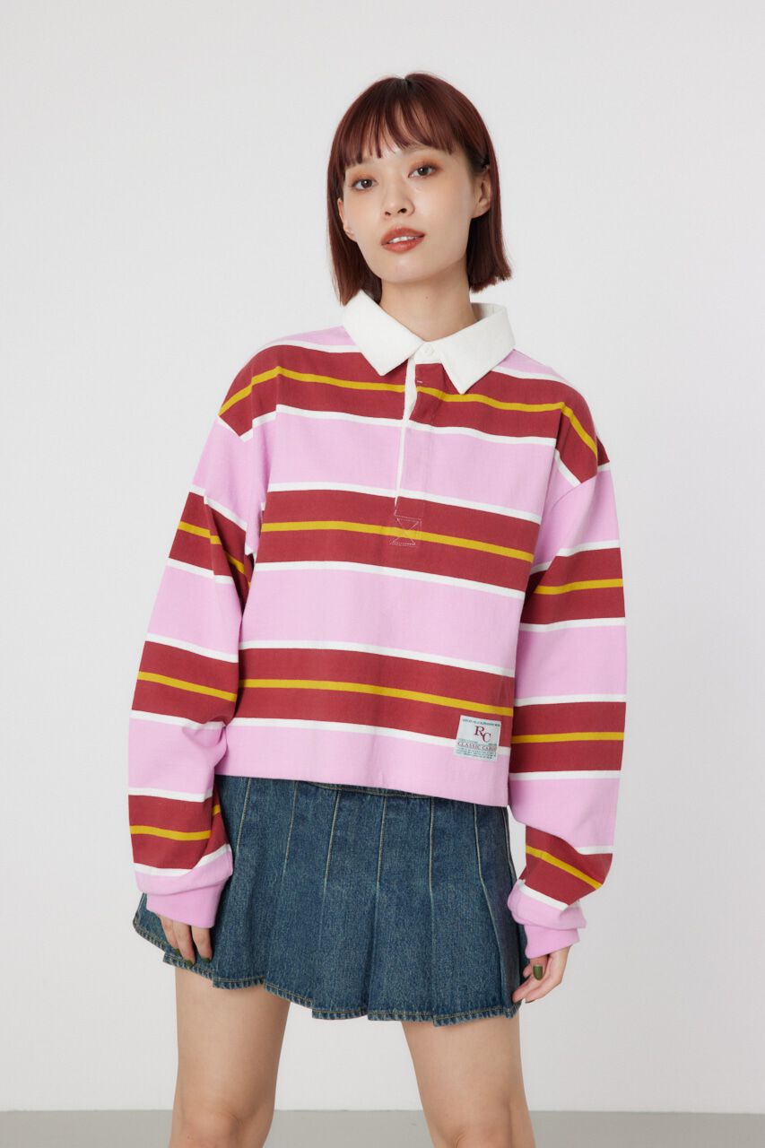 RODEO CROWNS「GOOD OLD ルーズラガーシャツ」|Tシャツ・カットソー|柄PNK5