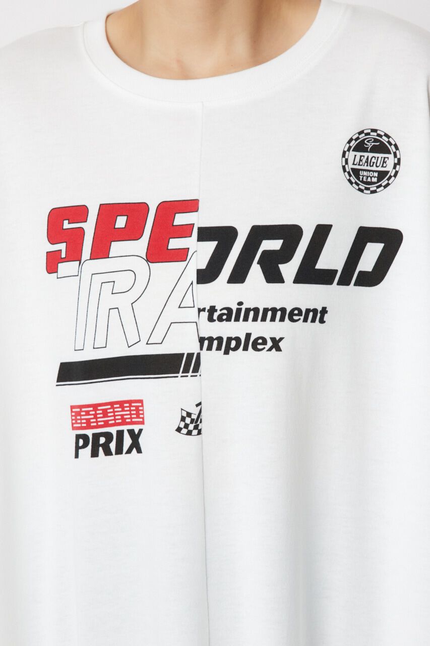 RODEO CROWNS「レーシングフリル切替チュニック」|Tシャツ・カットソー|