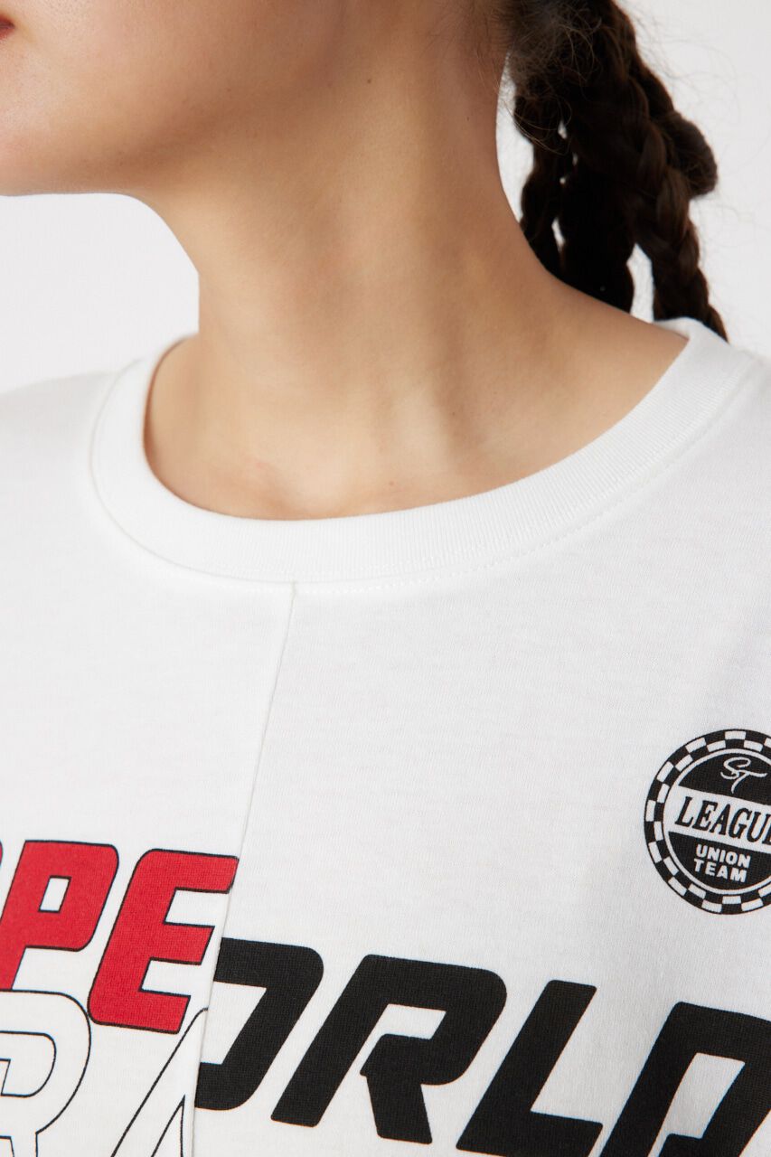 RODEO CROWNS「レーシングフリル切替チュニック」|Tシャツ・カットソー|