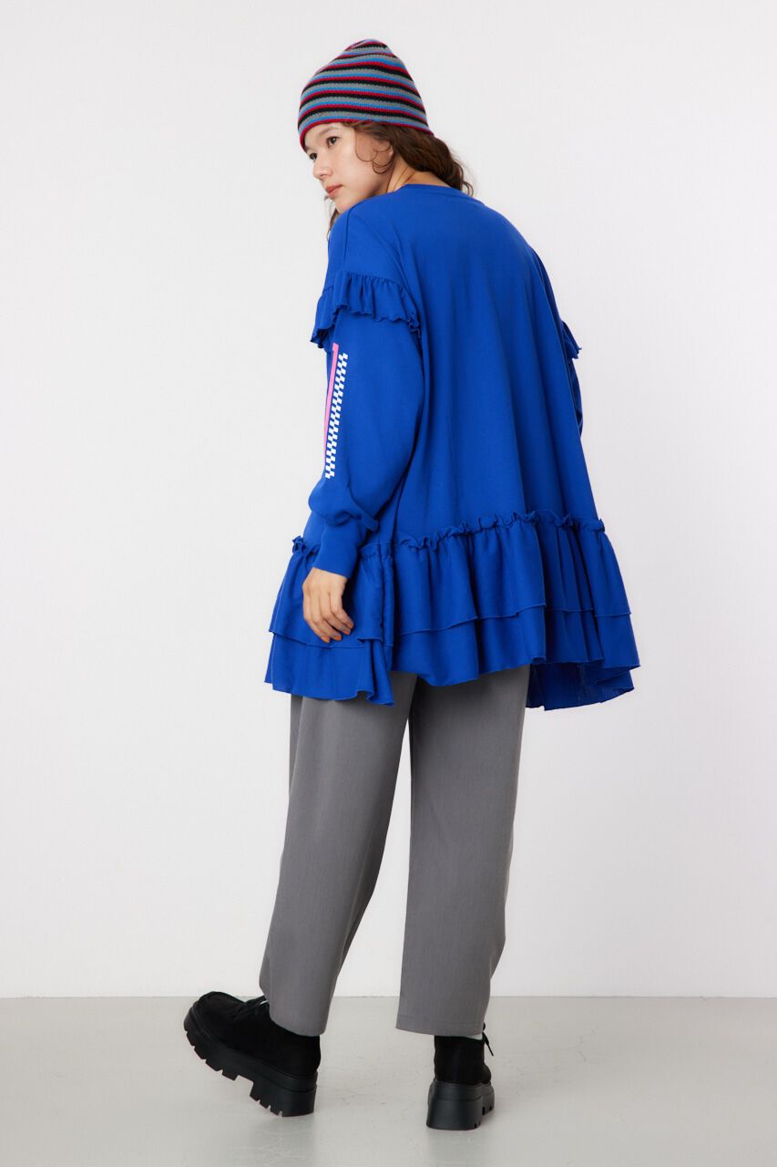 RODEO CROWNS「レーシングフリル切替チュニック」|Tシャツ・カットソー|