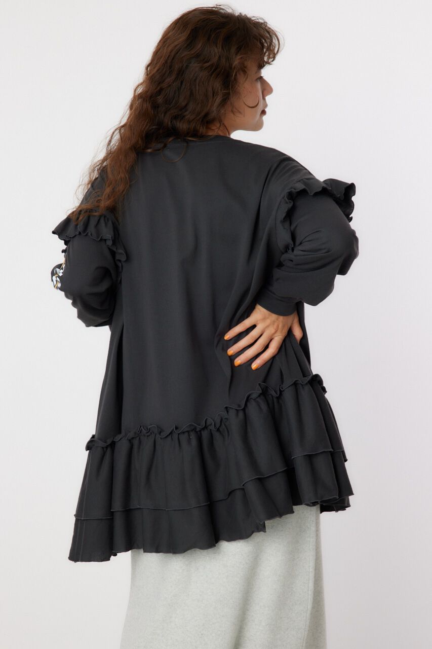 RODEO CROWNS「レーシングフリル切替チュニック」|Tシャツ・カットソー|