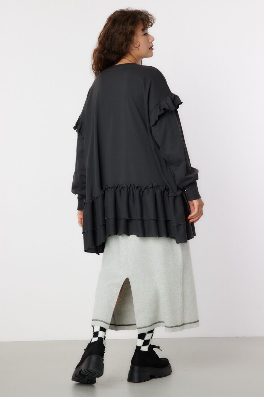 RODEO CROWNS「レーシングフリル切替チュニック」|Tシャツ・カットソー|