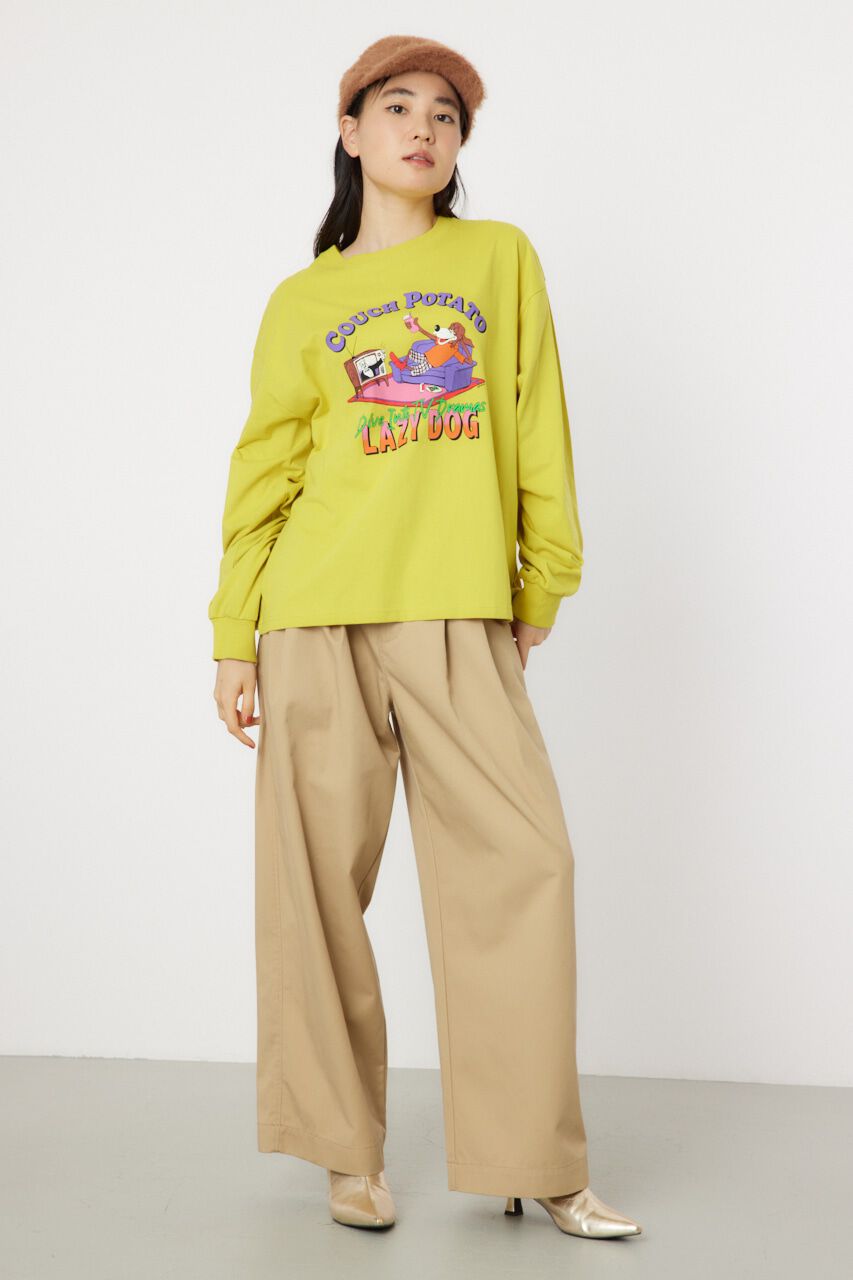 RODEO CROWNS「COUCH POTATO ロングスリーブTシャツ」|Tシャツ・カットソー|