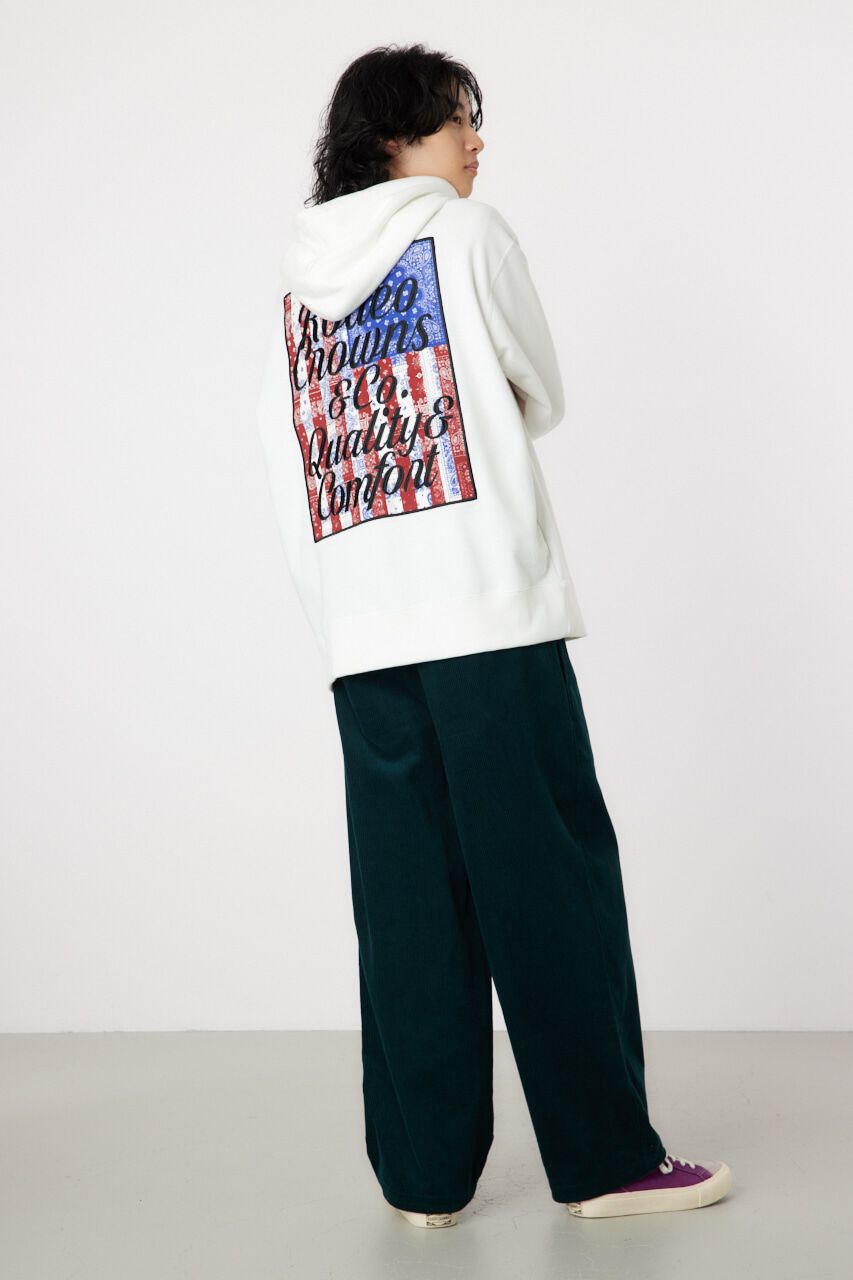 RODEO CROWNS「flag patch フーディー」|パーカー|
