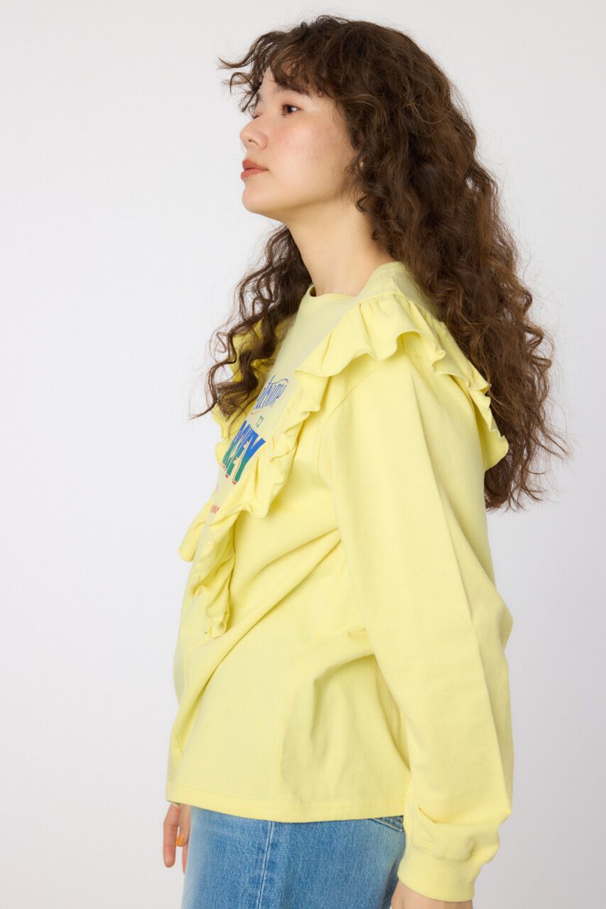 RODEO CROWNS「HERCHEYフリル ロングスリーブTシャツ」|Tシャツ・カットソー|