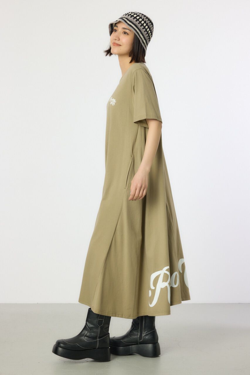 RODEO CROWNS「Vネックスクリプトロゴマキシワンピース」|ワンピース|