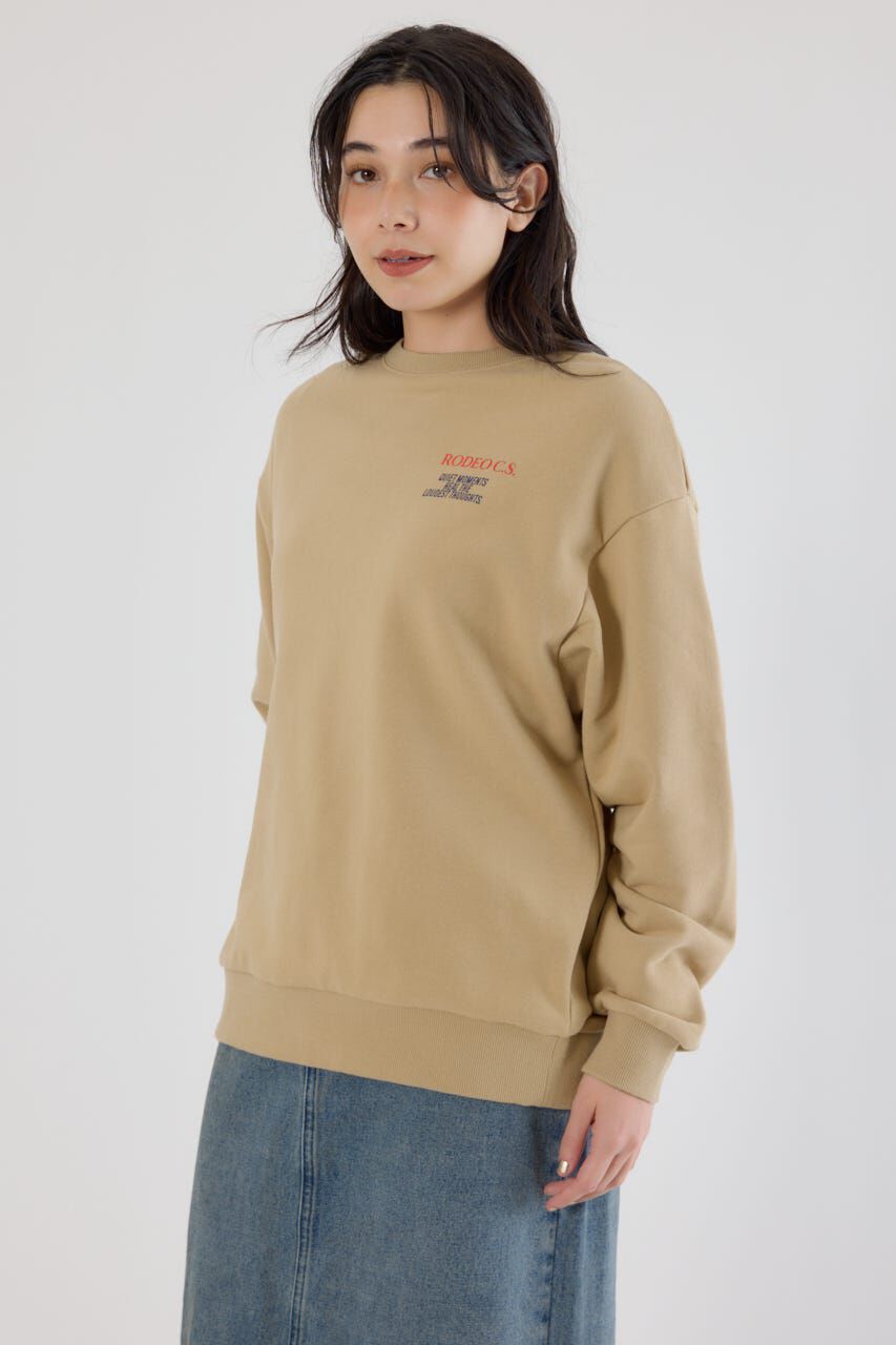 RODEO CROWNS「カラーアウトラインロゴスウェット」|パーカー|