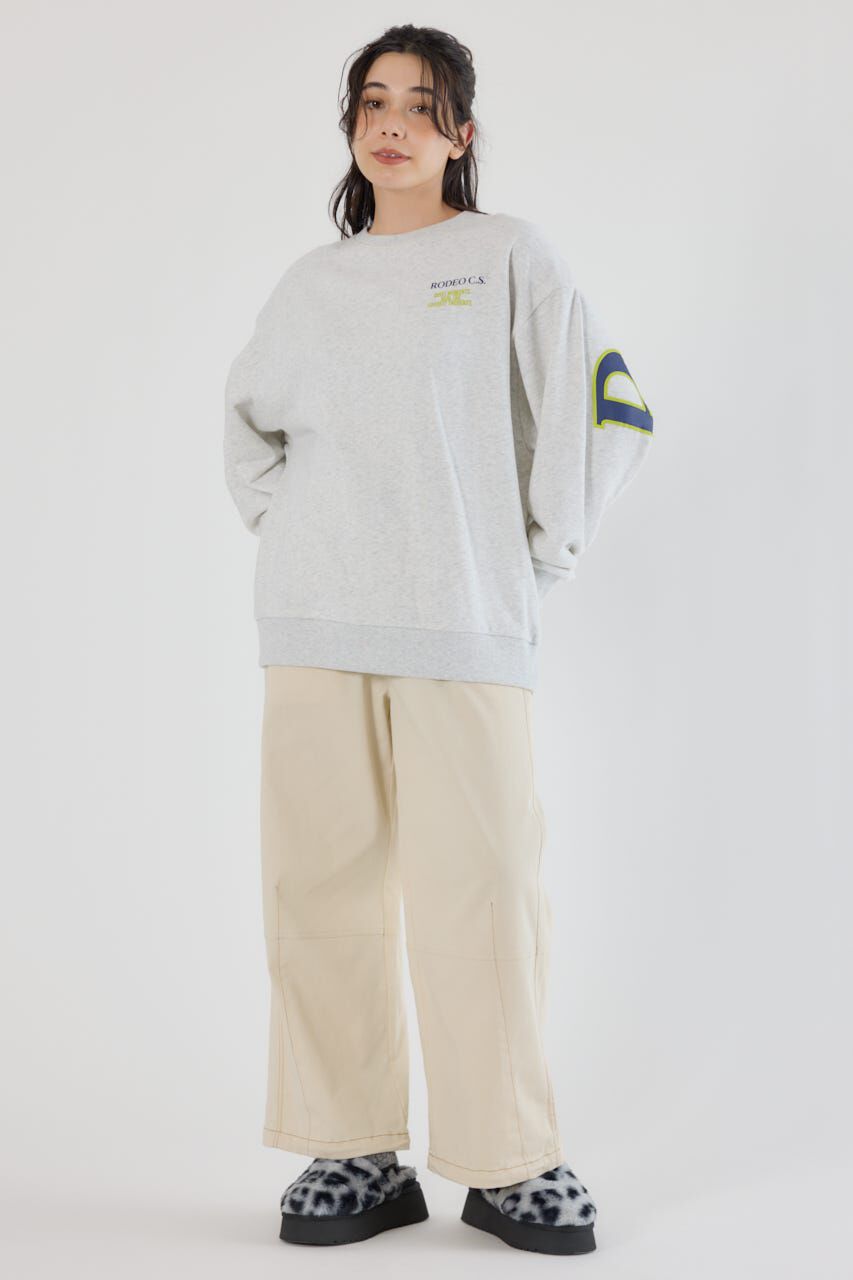 RODEO CROWNS「カラーアウトラインロゴスウェット」|パーカー|