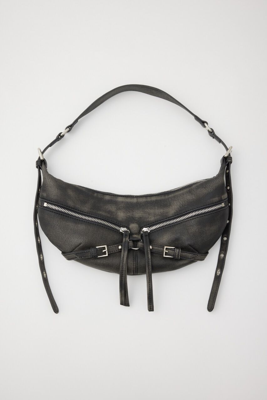 SLY「VINTAGE F／LEATHER バッグ」|その他|BLK