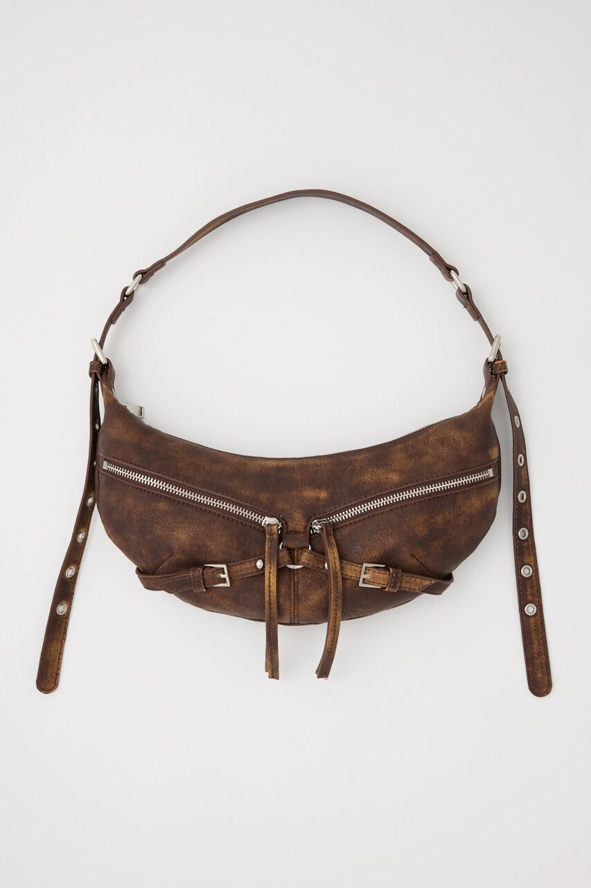 SLY「VINTAGE F／LEATHER バッグ」|その他|BRN