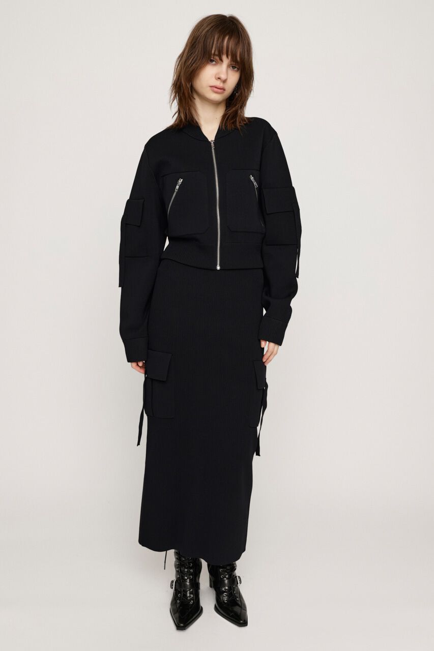 SLY「FINE TOUCH KNIT ミディアムスカート」|スカート|