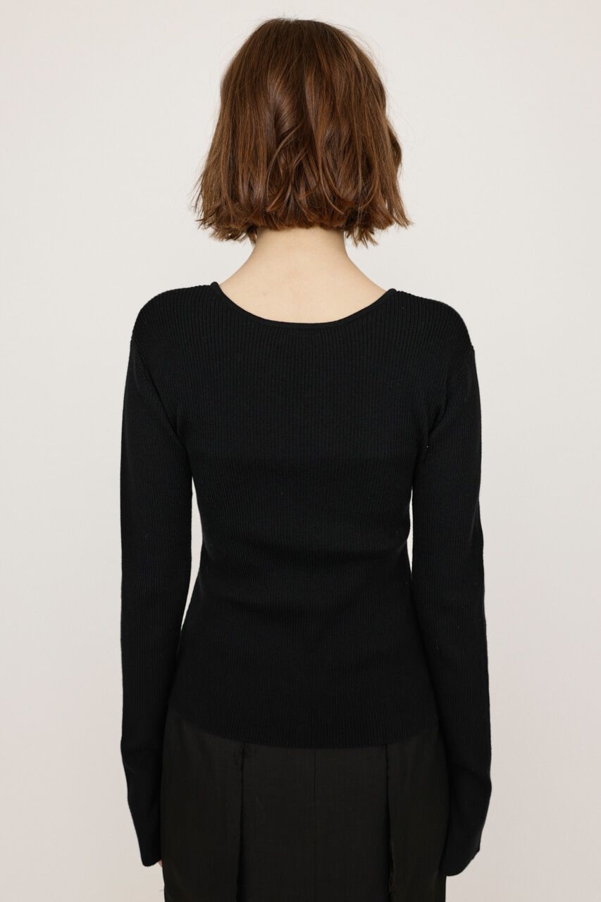 SLY「MANYWAY RIBBON KNIT トップス」|ニット・セーター|
