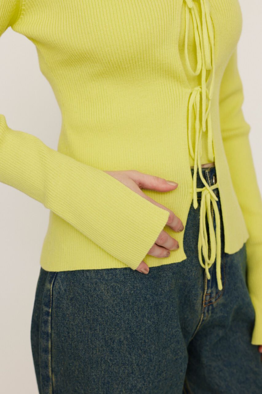 SLY「MANYWAY RIBBON KNIT トップス」|ニット・セーター|