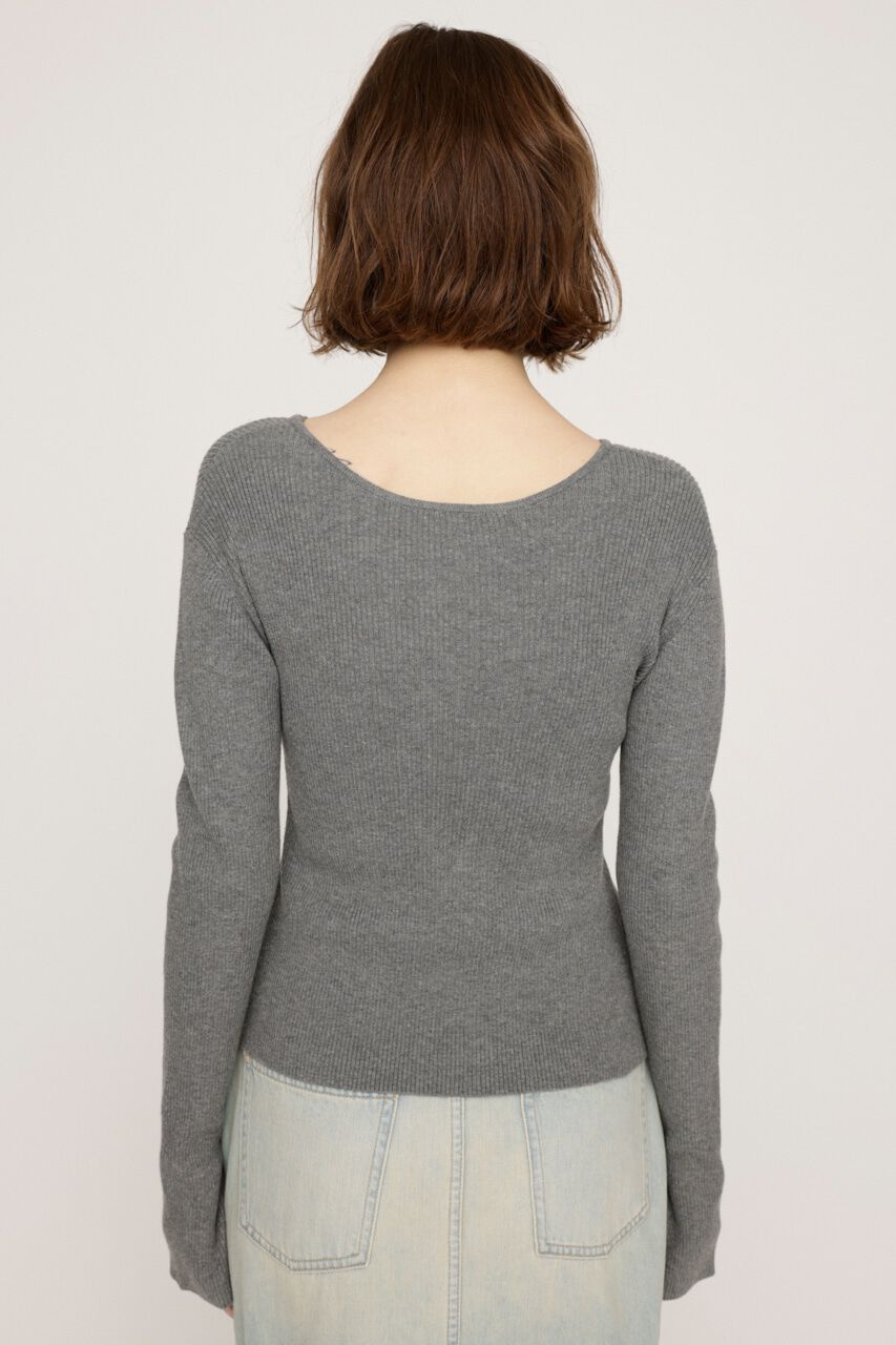 SLY「MANYWAY RIBBON KNIT トップス」|ニット・セーター|