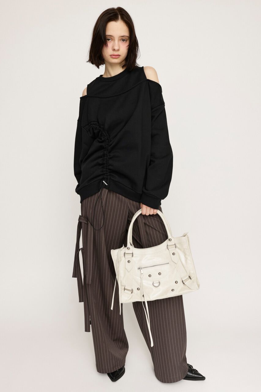 SLY「OPEN SHOULDER SW トップス」|パーカー|
