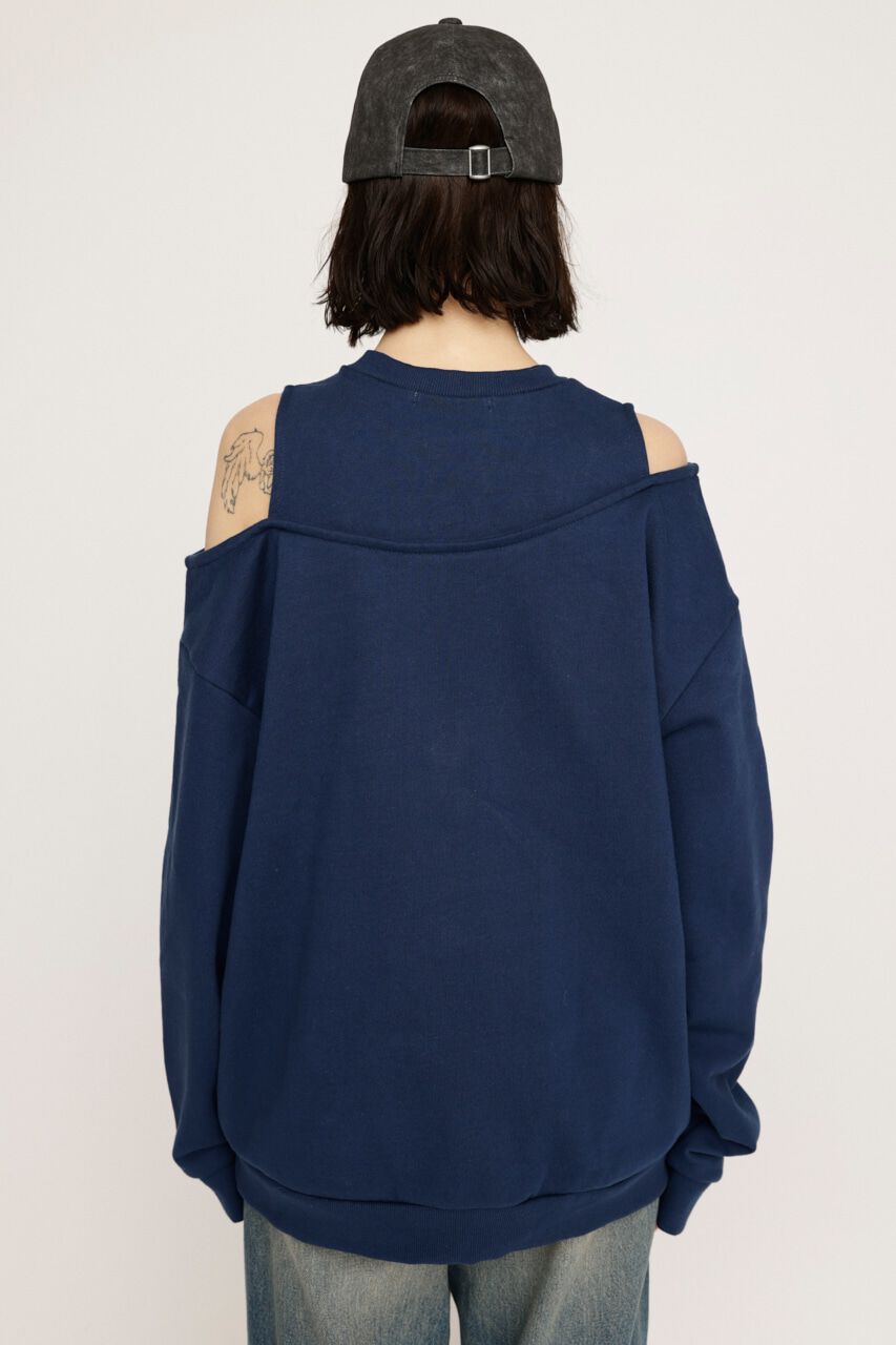 SLY「OPEN SHOULDER SW トップス」|パーカー|