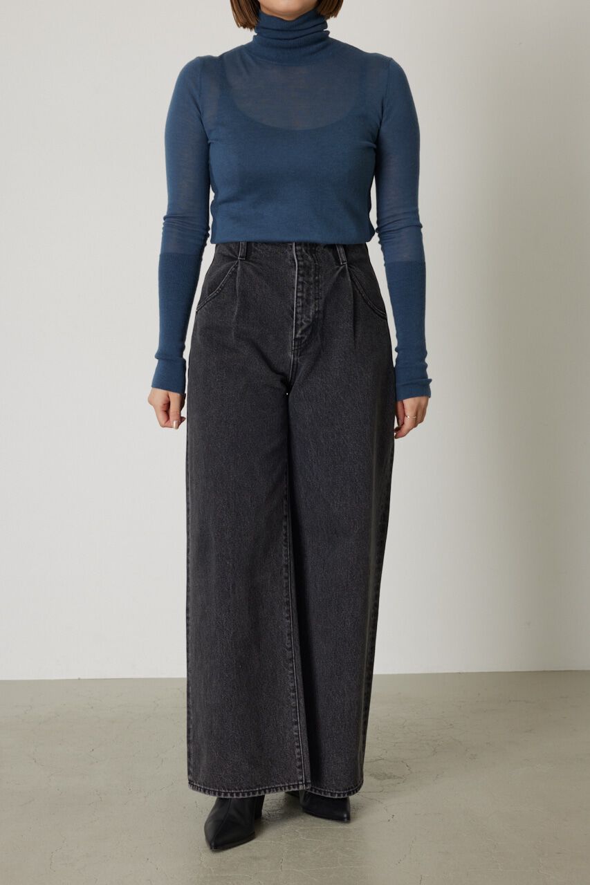 RIM.ARK 「Cut off wide denim」|デニム|