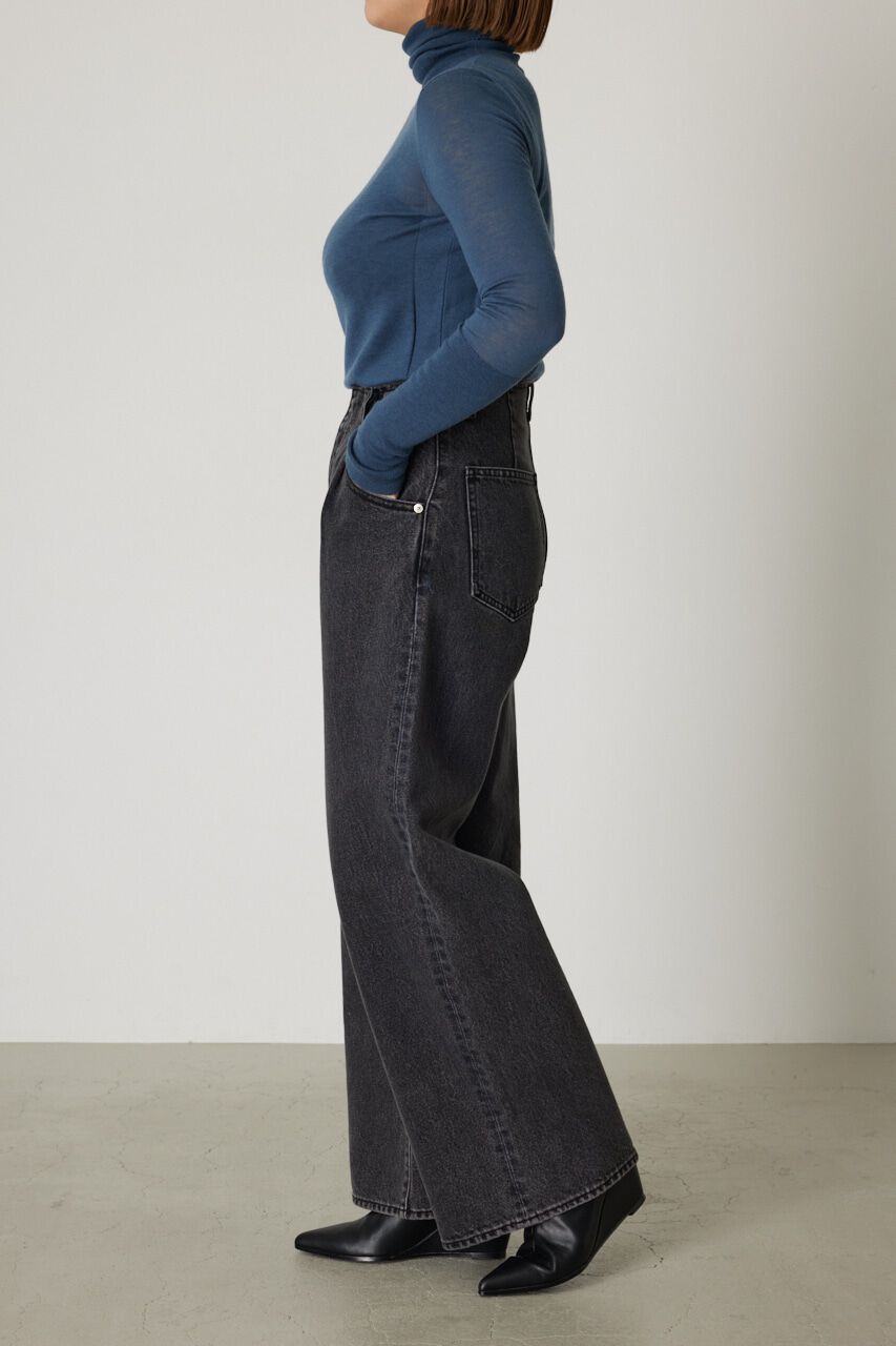 RIM.ARK 「Cut off wide denim」|デニム|