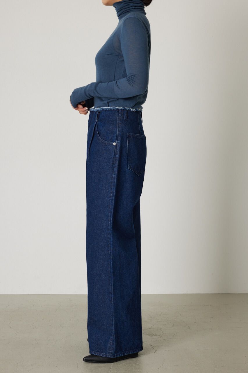 RIM.ARK 「Cut off wide denim」|デニム|