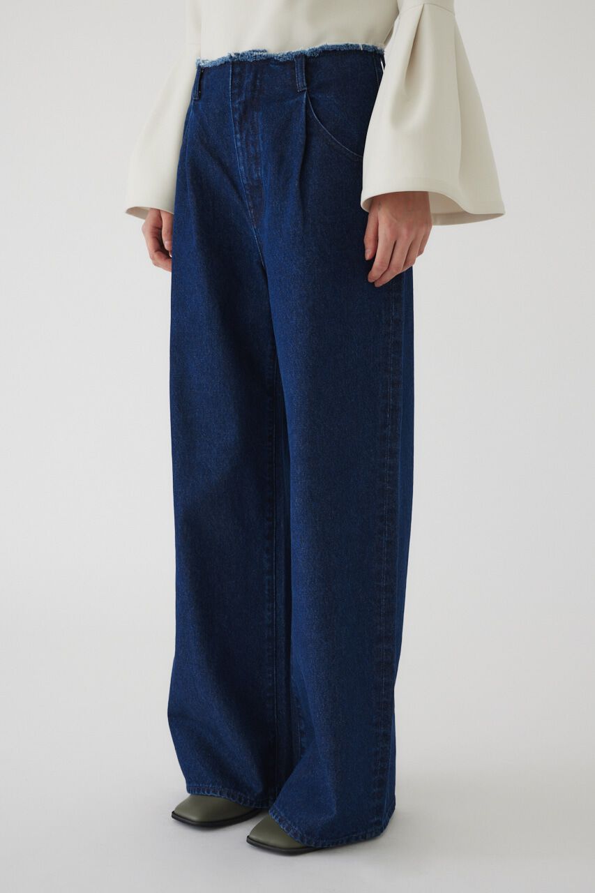 RIM.ARK 「Cut off wide denim」|デニム|