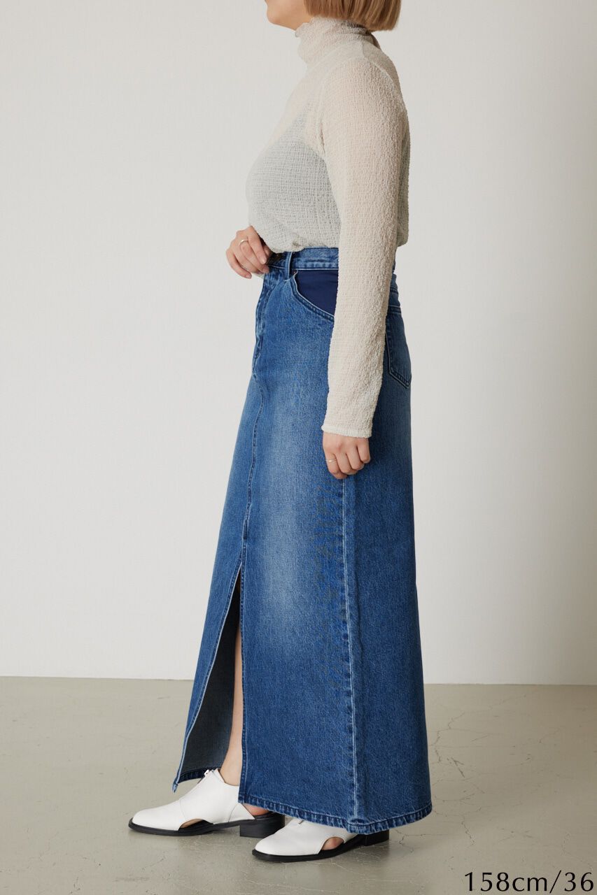 RIM.ARK 「Front slit denim SK」|スカート|