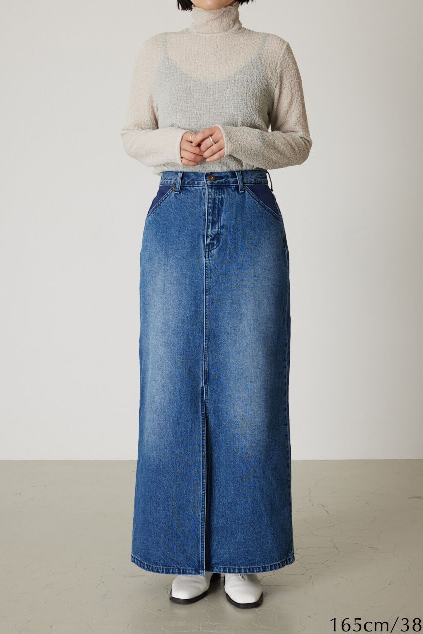 RIM.ARK 「Front slit denim SK」|スカート|