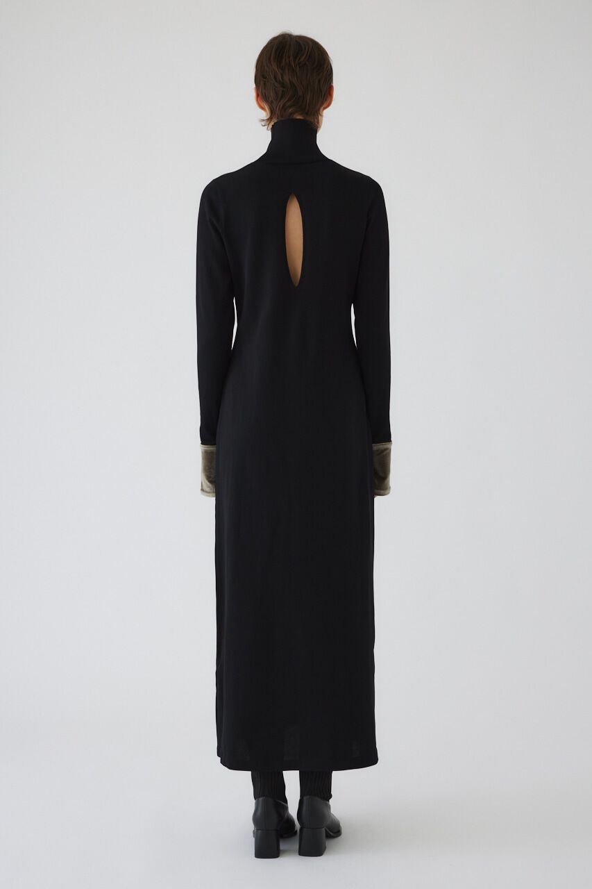 RIM.ARK 「Velour cuffs knit dress」|ワンピース|