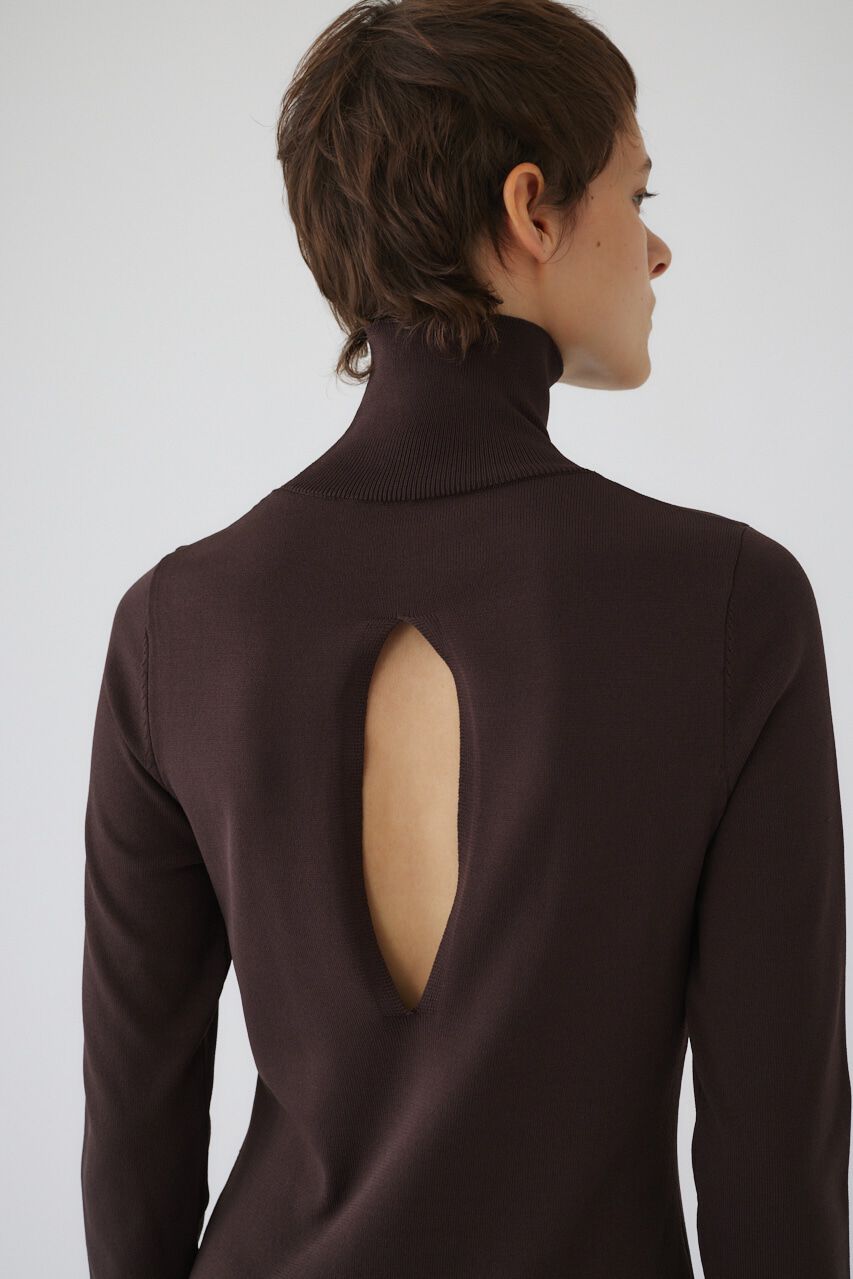 RIM.ARK 「Velour cuffs knit dress」|ワンピース|