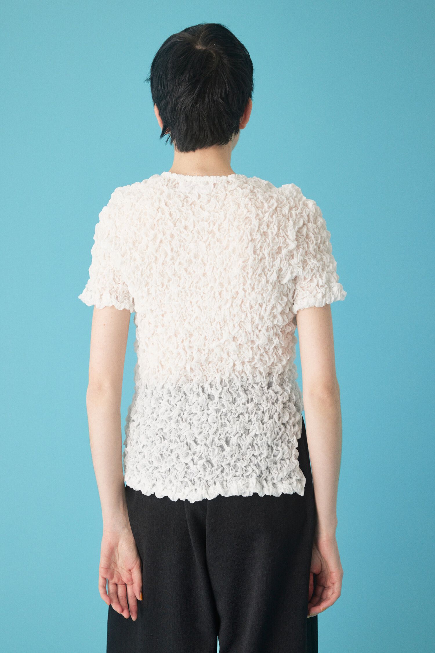 HeRIN.CYE「Square shirring tops」|シャツ・ブラウス|