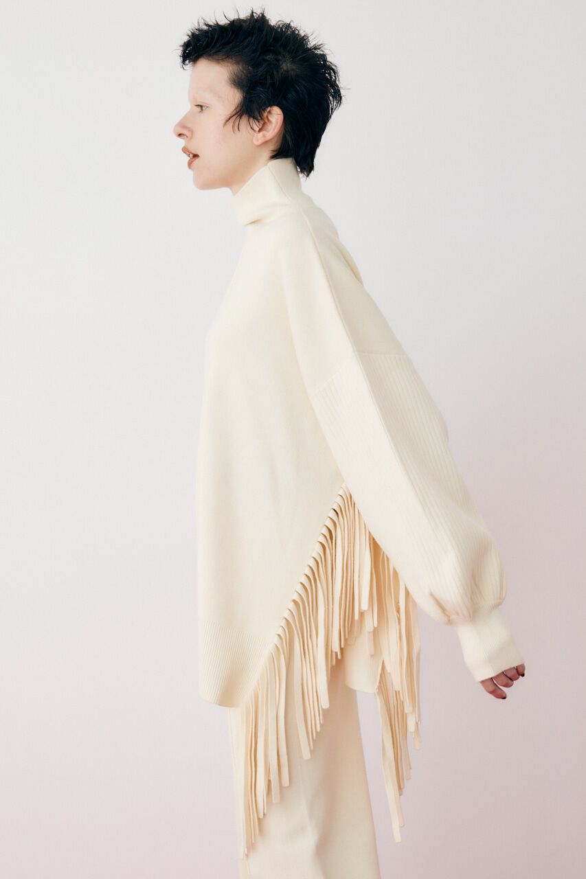 HeRIN.CYE「Fringe knit tops」|ニット・セーター|