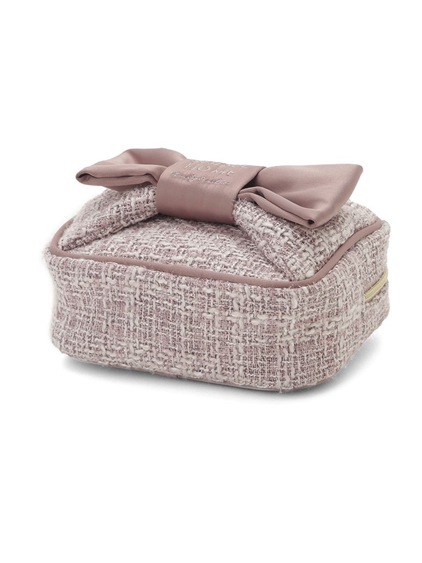 SNIDEL HOME「ツイードリボンポーチ」|ポーチ|