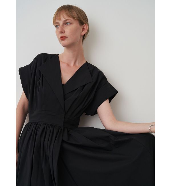 ELENDEEK「OPEN COLLAR SHIRT OP」|ワンピース|