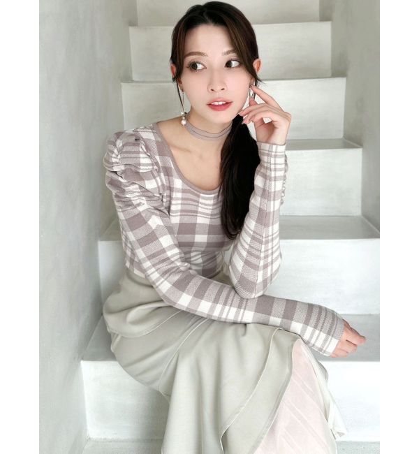 RESEXXY「チョーカーデザインニットトップス」|ニット・セーター|