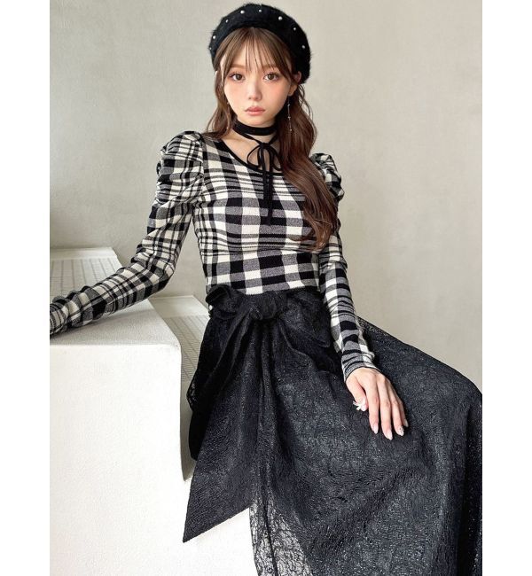 RESEXXY「チョーカーデザインニットトップス」|ニット・セーター|