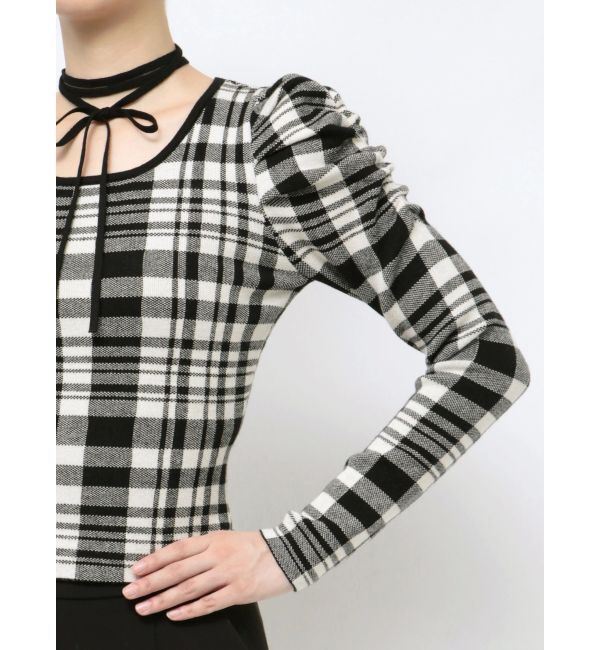 RESEXXY「チョーカーデザインニットトップス」|ニット・セーター|