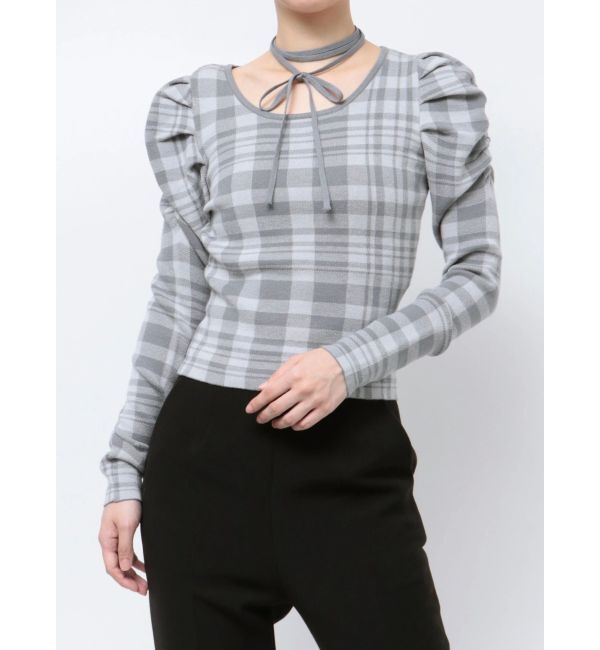 RESEXXY「チョーカーデザインニットトップス」|ニット・セーター|