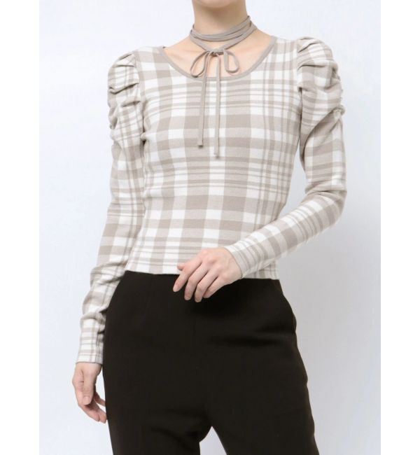 RESEXXY「チョーカーデザインニットトップス」|ニット・セーター|