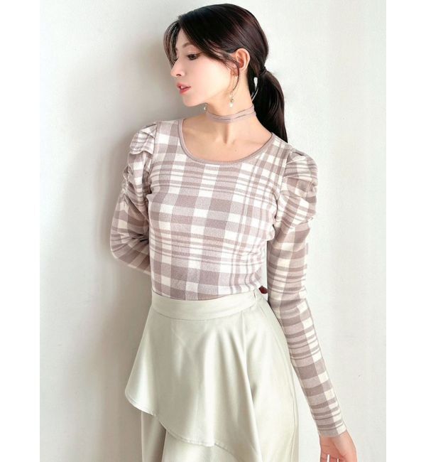 RESEXXY「チョーカーデザインニットトップス」|ニット・セーター|