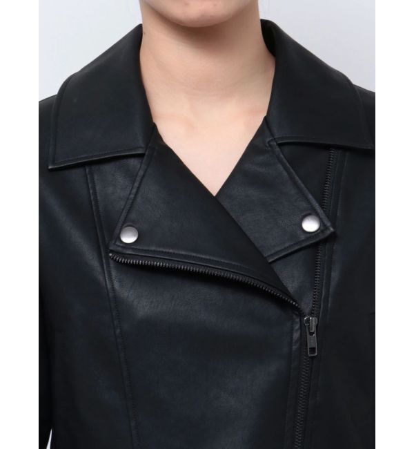 RESEXXY「フェイクレザーライダースジャケット」|ライダースジャケット|