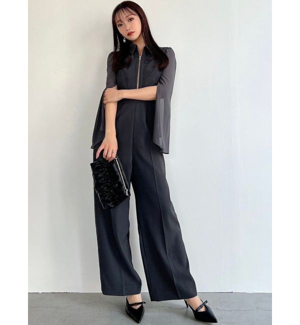 RESEXXY「シアースリーブコンビネゾン」|オールインワン|