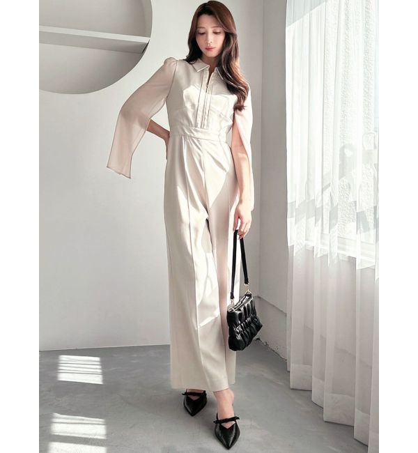 RESEXXY「シアースリーブコンビネゾン」|オールインワン|