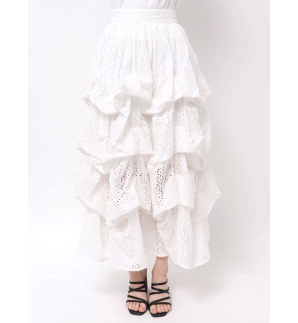 dazzlin「コットンレースバルーンタックスカート」|スカート|