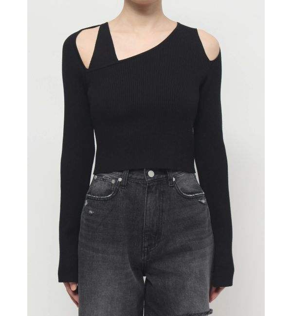 EMODA「レイヤードストラップスキンニット」|ニット・セーター|