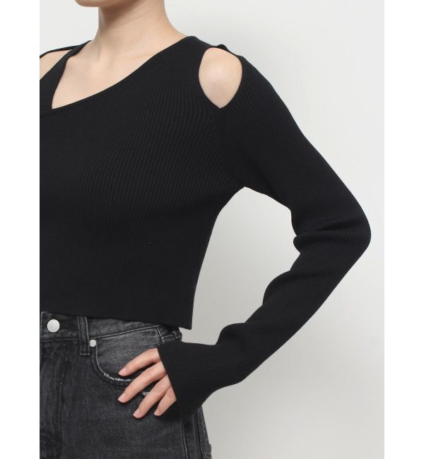 EMODA「レイヤードストラップスキンニット」|ニット・セーター|