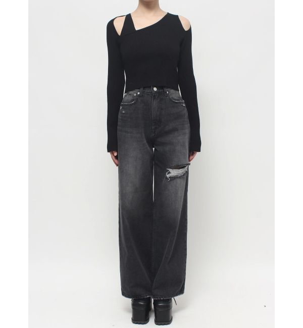 EMODA「レイヤードストラップスキンニット」|ニット・セーター|